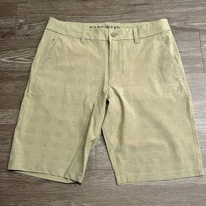 Mens Flat Front Khakis Shorts